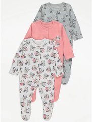 Человечек хлопковый, набор 3 шт. для новорожденных девочек Минни Маус George