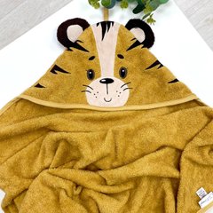 Детское махровое полотенце с уголком Тигрюля MSonya