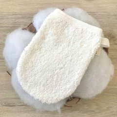 Махровая мочалка-рукавица для купания детей Молочный BetiS