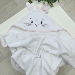 Детское махровое полотенце-уголок Зайка MSonya