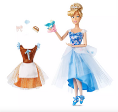 Потертости на коробке Классическая кукла принцесса Золушка Балерина с аксессуарами Cinderella Ballet Doll Оригинал Disney