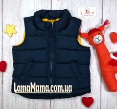 Теплая жилетка Navy/Yellow Frost Free Vest for Baby Boys Old Navy Олд Неви