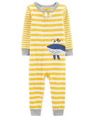 Хлопковая пижама человечек с открытой стопой Кит Картерс