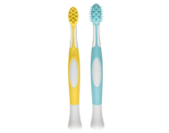 Набор зубных щеток для ухода за первыми зубами 4М+ Nip
