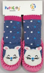 Махровые носки-чешки для девочки Мышки, 24-25