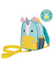 Детский мини рюкзак с родительским ремешком Скип Хоп Единорог 12М+