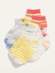 Носки детские, набор 4 пары для девочки Счастливые сердечки Олд Неви
