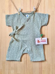 Муслиновый песочник кимоно для новорожденных Оливка Minikin