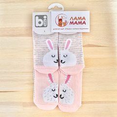 Тонкие носки для новорожденных девочек 2 пары Зайки Bibaby