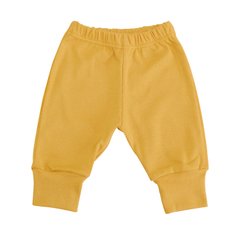 Трикотажные штаны для новорожденных Горчичный Minikin