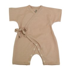 Песочник кимоно для малышей (трикотаж в рубчик) Симпл Кофейный Minikin