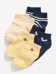 Носки детские, набор 4 пары для мальчиков Пчелка Олд Неви