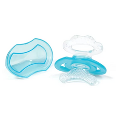 Прорезыватель для зубов силиконовый охлаждающий Первые зубки (голубой) BabyOno